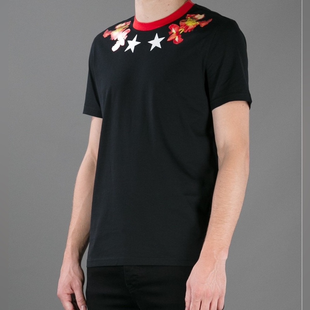 NWT Givenchy 100% Cotton Floral T-Shirt